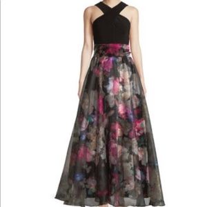 Floral Sleeveless Ballgown
